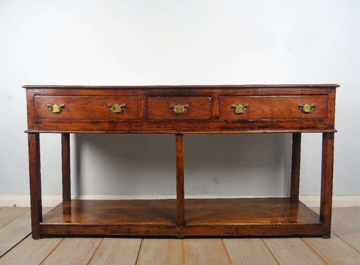 Small Antique Oak Dresser